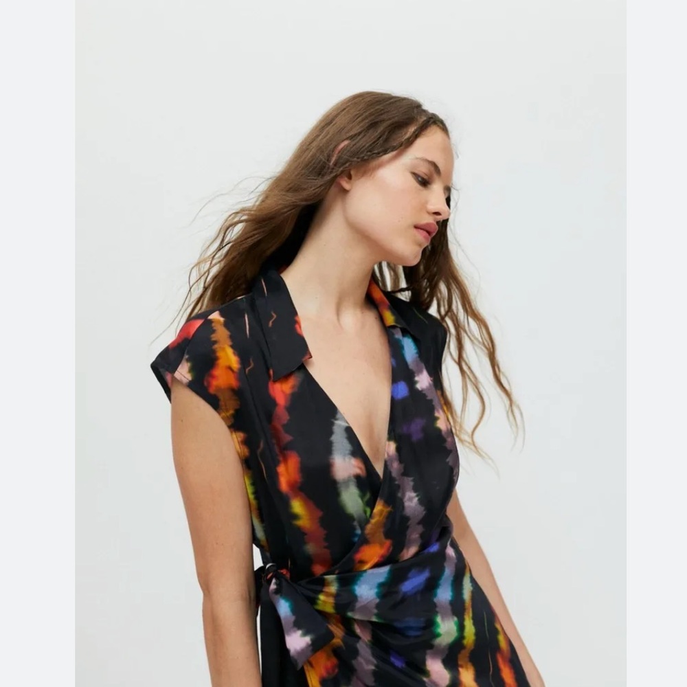 Urban Outfitters Multicolor Tie-Dye Mini Dress